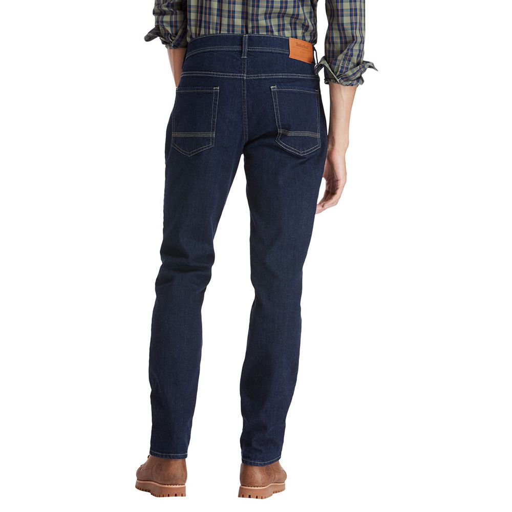 Pantaloni Timberland Barbati Bleumarin - Sargent Lake Slim Fit Denim - Romania - RKNAEC872